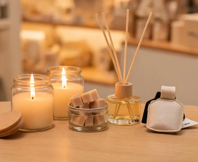 Featured Yankee Candle home fragrance assortment